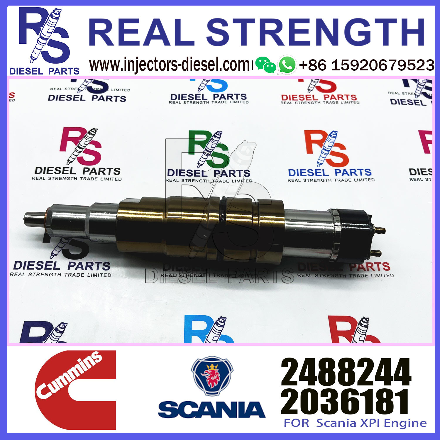 2057401 Diesel Engine RDC13A DC16A XPI Fuel Injector 2232307 574423 2057401 2086663 2488244