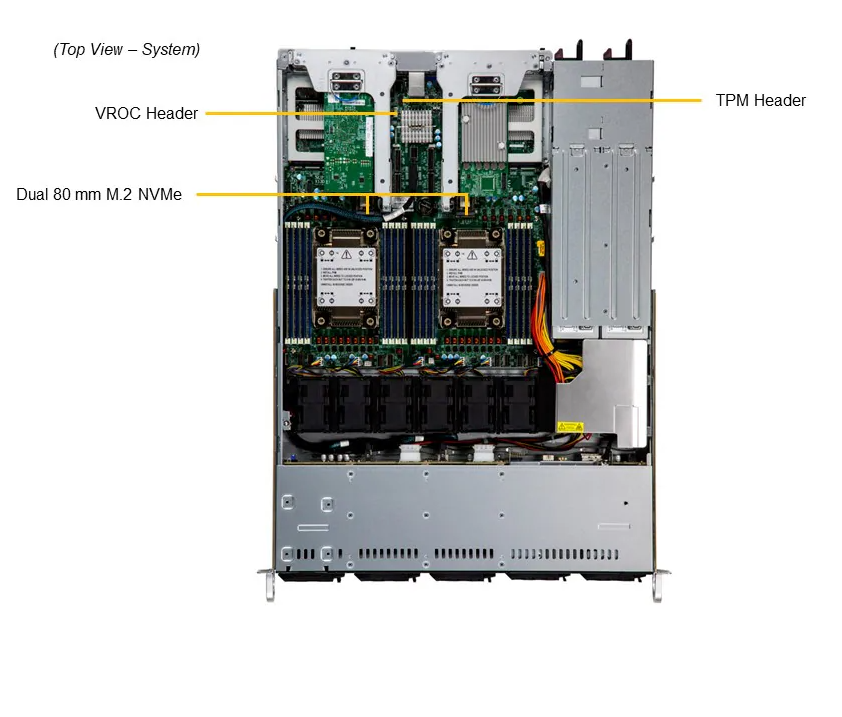Supermicro SuperServer SYS-121C-TN2R 1U Rackmount Server For Enterprise