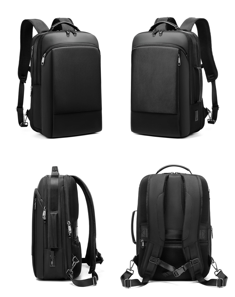 High quality wholesale expandable men customized business travel waterproof backpack laptop backpacks