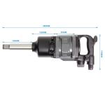 High Torque Long Shaft Pneumatic Air Impact Wrench Tire Repair Maintain