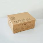 Wholesale custom corrugated paper shipping box tear strip packaging mailer box
