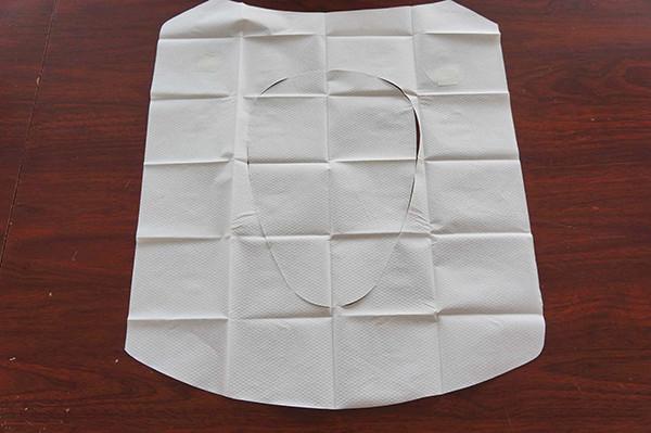 Disposable waterproof toilet cover seat for hospital and traveling，Paper toilet