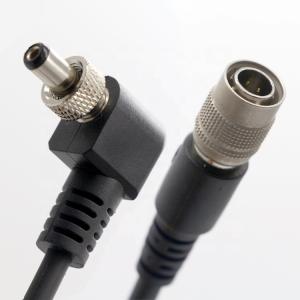 Wholesale OEM Screw Locking 90 Degree Right Angle 5V 12V Male to Female 5.5x2.1mm 5.5X2.5mm DC Power Cable from china suppliers