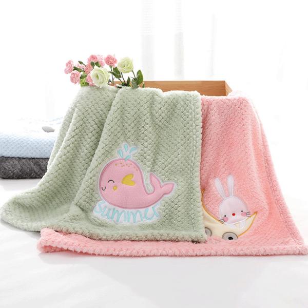 Fluffy Soft Newborn Blanket 30x40 Toddler Warm Lightweight Plush Throw