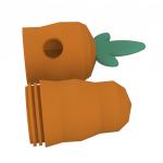 Carrot Pet Accessories Animal Shape Indestructible Pet Squeak Dog Pet Toys Dog