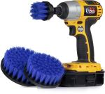 PP Filament 3Piece Bathroom Drill Cleaning Brush Set For Shower Cleaning