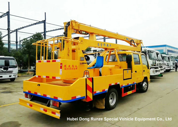 ISUZU 4x2 14-16M Aerial Platform Truck LHD EURO5 , Vehicle Mounted Work Platforms