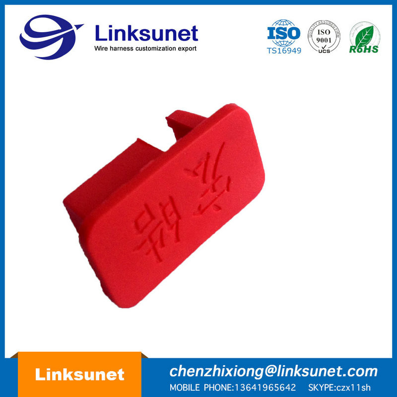 35MM Plastic Injection Molding RED Cap Mold With ROHS REACH Certificate