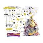 Gravure Printing OPP Shrink Plastic Bags Clear Transparent Cellophane Bags For