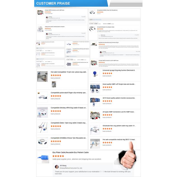 Compatible Hwatime ECG 5leads clip IEC
