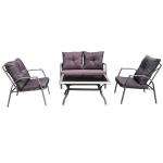 Sofa Outdoor Cast Iron Aluminum Outdoor Balcony Patio Furniture Garden Table And