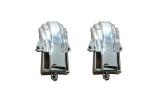 PP Plastic Casket Ornaments , Funeral Coffin Fitting Casket Corner Set