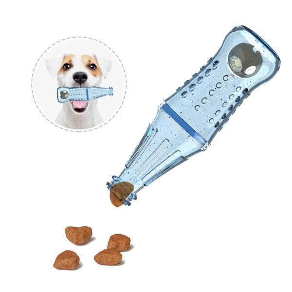 Custom high quality bpa free food grade silicone pet dog training bottle toys