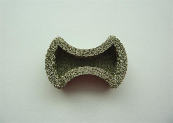 Knitted Wire Mesh Washer Stainless Steel Wire 0.12mm 35mm Elastic Core Clad