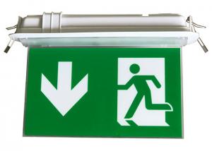 Wholesale Rechargeable LED Double - Side Emergency Battery Operated Exit Signage from china suppliers