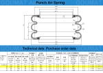 Paper Machine Equipment Double Bellow Air Bag With Industrial Laundry Equipment