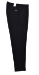Black Custom Tailored Trousers / Slim Fit Trousers All Season Polyester Fabric