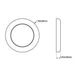 Dimmable 9W 316L Ceiling Mount Light Fixture For Yacht