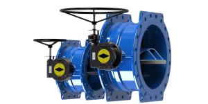 Wholesale Arch Or Flat Shape Double Eccentric Butterfly Valve With Ribs from china suppliers