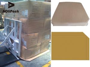Wholesale economical HDPE 0.8mm Plastic Palletizing Slip Sheets for Warehouse transportation from china suppliers