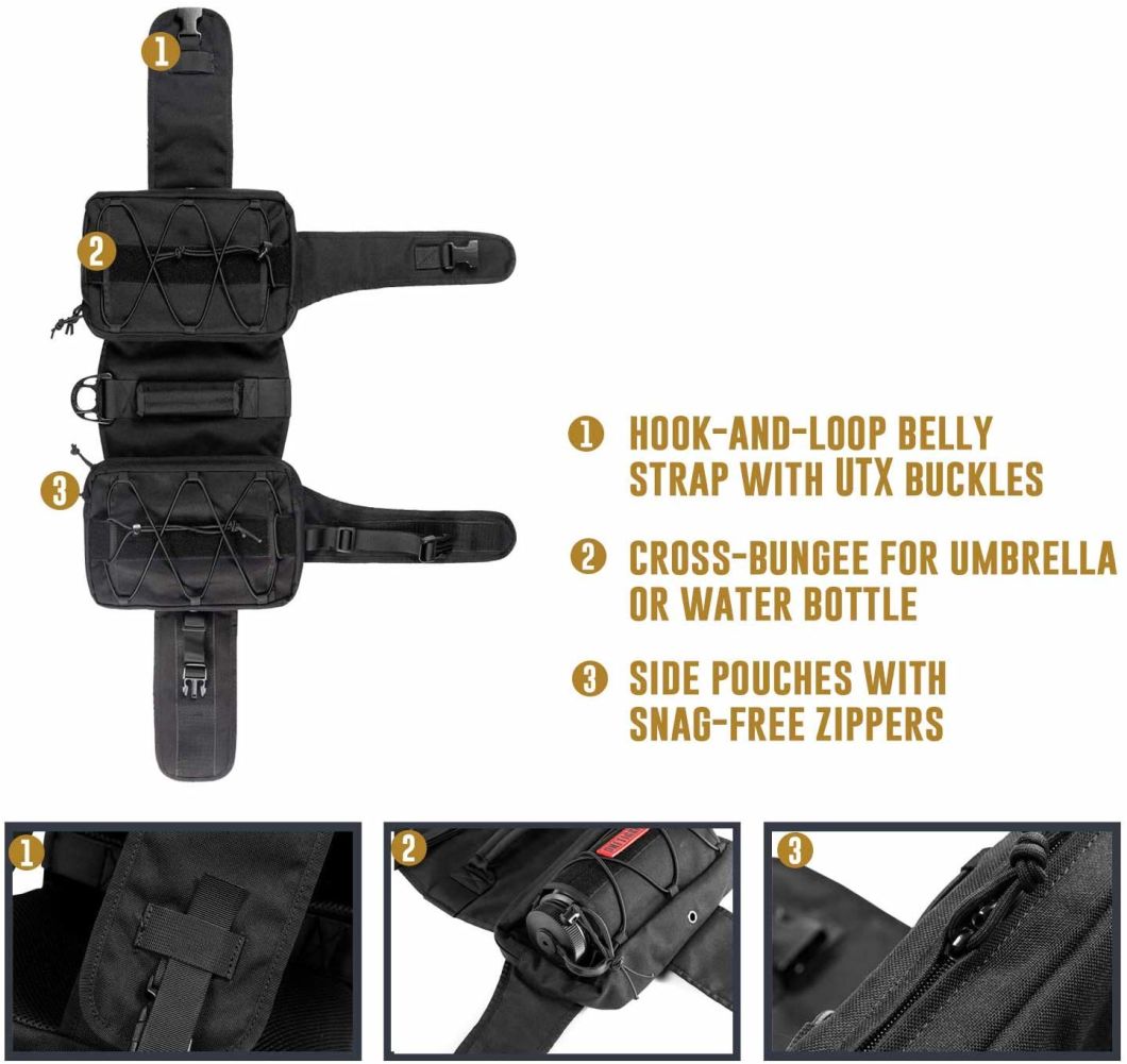 Hiking Gear 2 in 1 Detachable Saddle Bag Dog Backpack