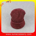 AK17017 Sun Accessory promotion cheap knitted beanie hats for girls ,caps in