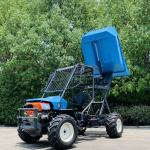 1250kg Diesel Palm Oil Harvest Equipment 2.4m Dumper