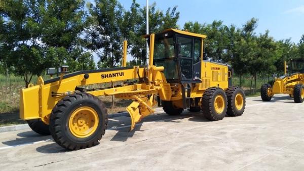 Famous brand motor grader Shantui SG21-3 210hp grader Cummins engine motor
