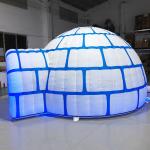 Christmas Oxford Inflatable Igloo Dome Tent Event Igloo Tent Advertising Tent