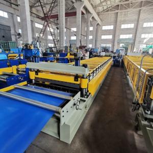 Wholesale 0.4mm12m/Min Metal Steel Roofing Sheet Making Machine 16 Roller Station from china suppliers