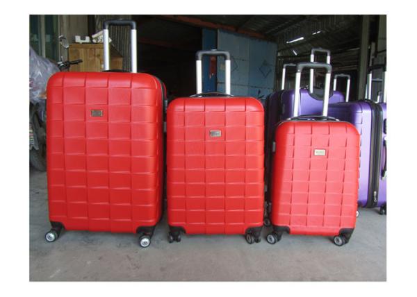 2 Zippers Oxford Cloth Plastic Handle Luggage Set 24 28 Inch For Raining Snowing