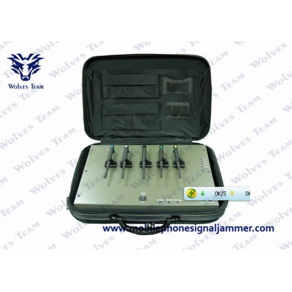 Portable Mobile Phone Signal Jammer Heating Ventilation Case Design With Handle