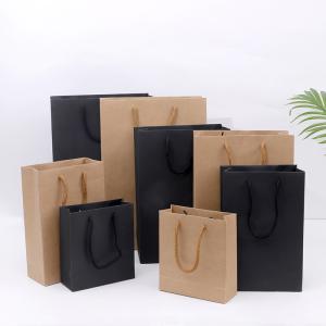 Wholesale Personalized Eco Friendly Brown Paper Gift Bags Custom Design from china suppliers