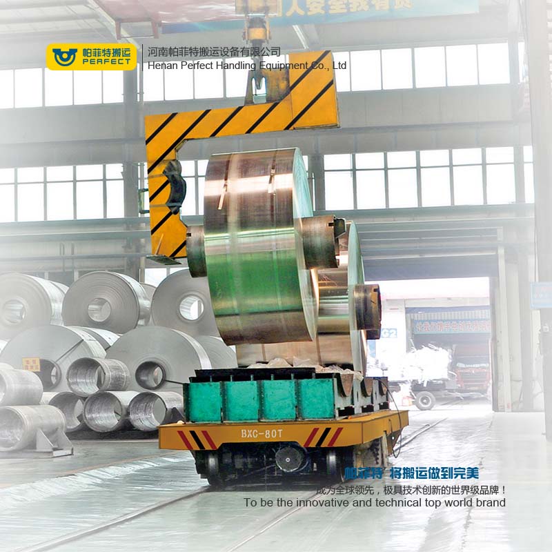 The Rolled Coil Transfer Cart on Rails