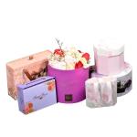 ECO - Friendly Recycled Luxury Paper Gift Box Flower Packing Classic Style