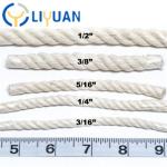 Twist Braided 100% Natural Cotton Rope Macrame 3mm Specifications 2mm-60mm