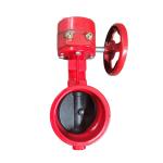 Manual Stainless Steel Worm Gear Lug Butterfly Sanitary Valve with Diaphragm
