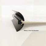 Detachable Metal Base Acrylic Panel Restaurant Menu Card Poster Holder Stand A4