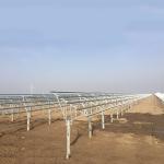 Precast Pile Single Post Solar Ground Mount Systems For Fishing - Light