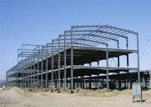 China Industrial Steel Frame Buildings , Metal Hall Light Gauge Steel Structures on sale