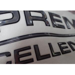 3D Effect TPU Heat Transfer Clothing Labels , High-Frequency Patch With