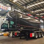3 Axle Cement Tanker Semi Trailer Fly Ash Transport