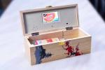 Magnetic LCD Screen Gift Box OEM Autoplay with rechargeable battery