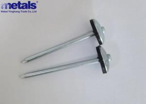 Wholesale Ring Shank Hot Galvanized Roofing Nails 2.5XBWG9 With Rubber Washer from china suppliers