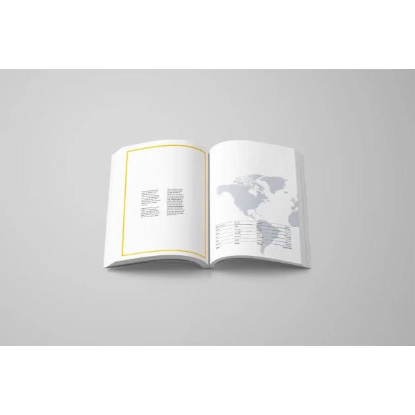 Hardcover Custom Magazine Printing Services Perfect Offset Book Printing Service