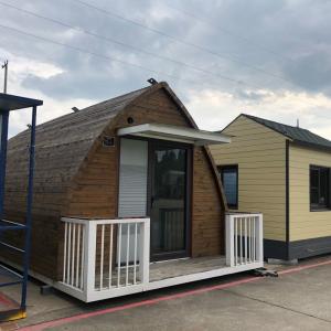 Wholesale Anticorrosive Wood Structure 2 Persons 27m2 Small Prefab Off Grid Cabin from china suppliers