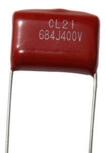 Wholesale 1.6UR Rustproof Metallised Polyester Film Capacitor CL21 684J400V from china suppliers