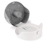 Industrial White Manual Single Roll Toilet Paper Dispenser