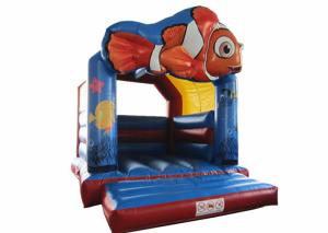 Wholesale PVC inflatable bouncy reliable inflatable clown fish jumping durable inflatable jump house on sale from china suppliers