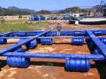Farming Machinery Freshwater Fish Culture Cage Pontoon Customized